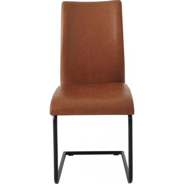 Lina Esszimmerstuhl - Hellbraunes PU