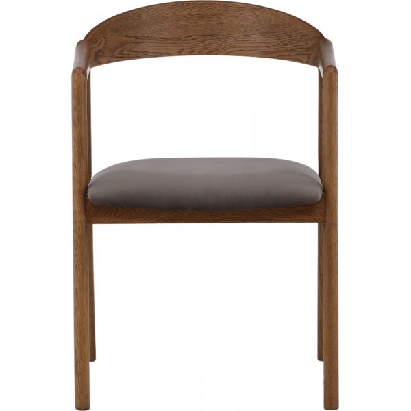 L�ng�n Esszimmerstuhl - Eiche/Grau