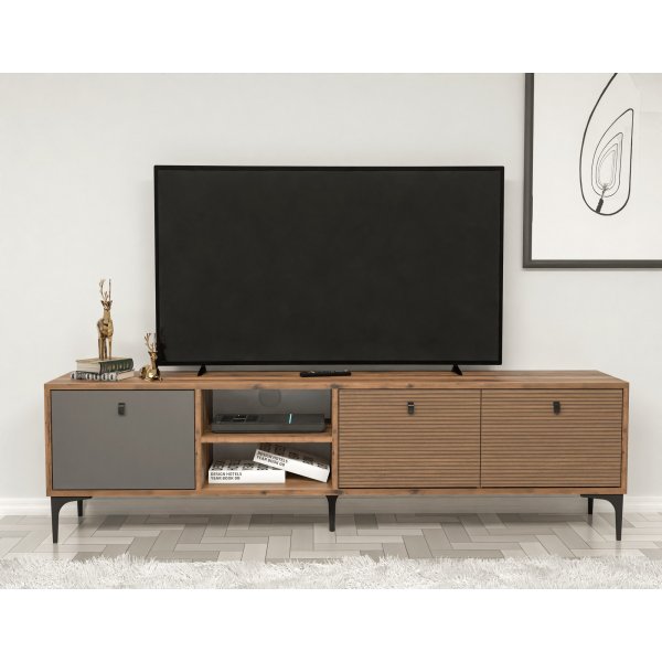 Vision TV-Stnder - Walnuss/Anthrazit