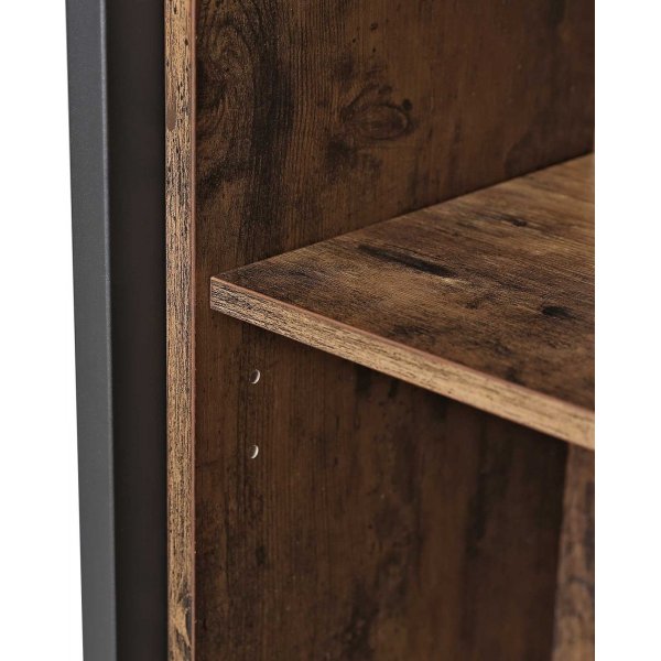 Bcherregal Vilgot - Braun/Schwarz