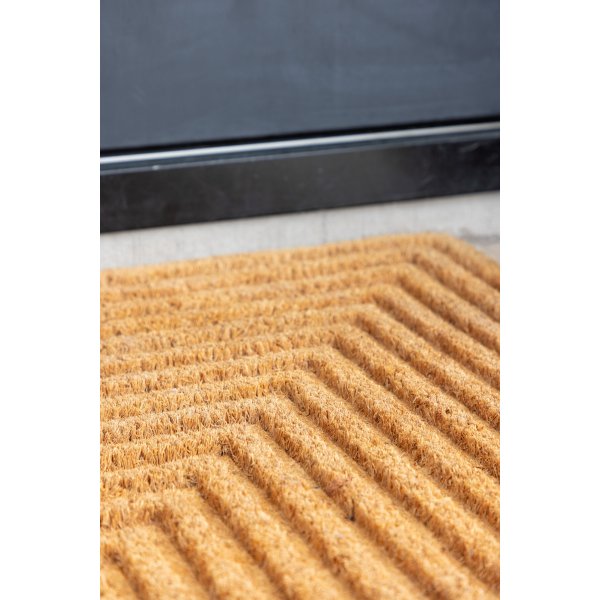 Jon Fußmatte 75 x 45 cm - Schwarz/Natur Jon Fußmatte 75 x 45 cm - Schwarz/Natur