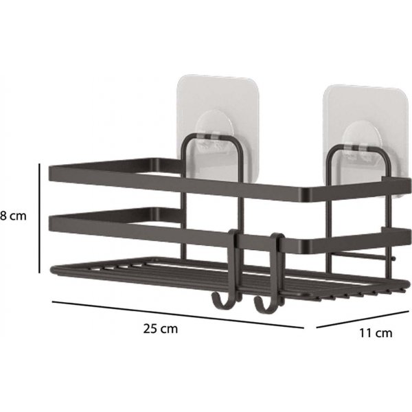 Stirling Wandregal - Schwarz