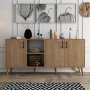 Sideboard aus Eiche 180 cm