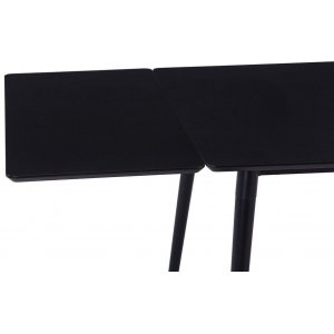 Gefaltete Klappe 45 x 80 cm - schwarze Box