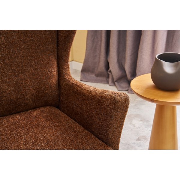 Lola-Sessel - Braun/Kupfer Lola-Sessel - Braun/Kupfer