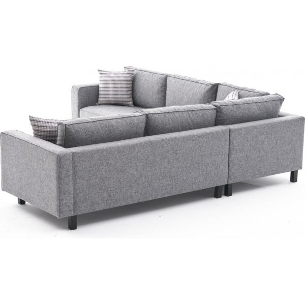 Kale Ecksofa - Graues Leinen