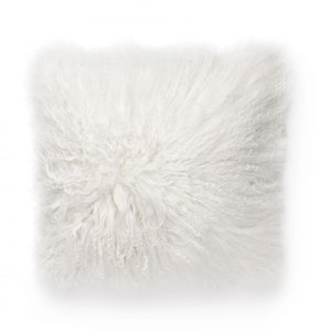 Shansi Schafsfell Kissenbezug - Weiß