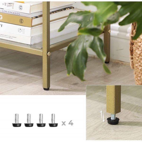 Kristin Konsolentisch 100 x 30 cm - Gold