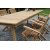 Salt Outdoor Dining Group Esstisch 240x100 cm mit 6 Rahmensthlen - Teak + Holzl fr Mbel