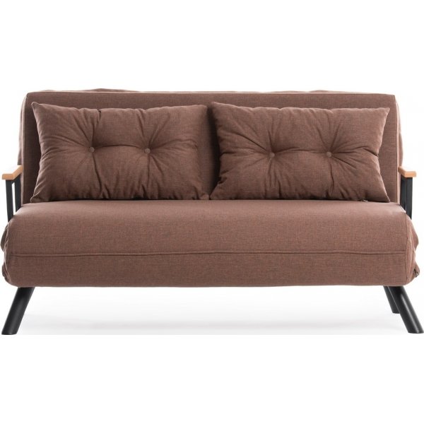 Sando 2-Sitzer-Schlafsofa - Hellbraun