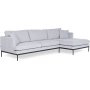 Pearl Diwansofa - Hellgrau