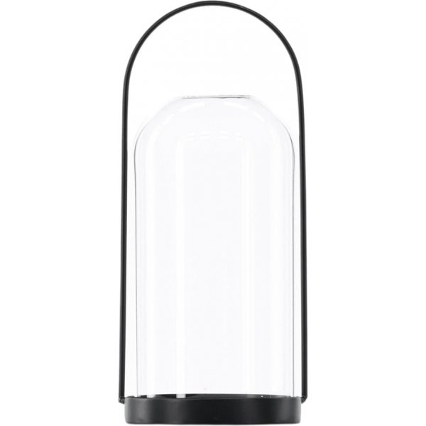 Flora Laterne 11 cm - Schwarz