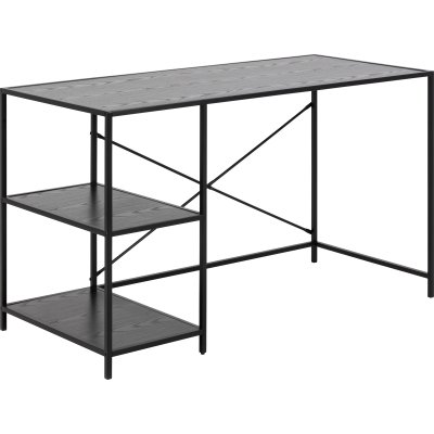 Schreibtisch Seaford 130 cm - Schwarz