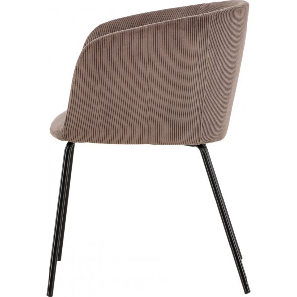 Berit Esszimmerstuhl - Brauner Cord
