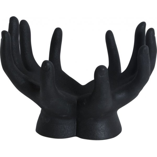 Hands Servierschale - Schwarz