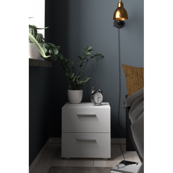 Pepe Nachttisch - Weiß Pepe Nachttisch - Weiß