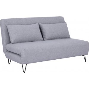 Graues 2-Sitzer-Schlafsofa Zenia