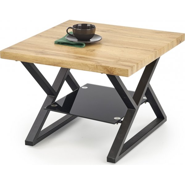 Catja Couchtisch 60 cm - Eiche/schwarz Catja Couchtisch 60 cm - Eiche/schwarz
