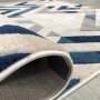 Herva-Teppich - Blau
