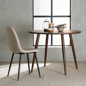 Sanford runder Esstisch aus Walnuss Ø100 cm Sanford runder Esstisch aus Walnuss Ø100 cm