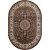 Dubai Medallion Wilton Teppich Champange - Oval 160 x 230 cm