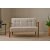 Kemer 2-Sitzer-Sofa - Creme