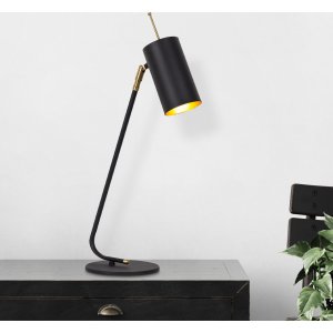 Sivani Tischlampe 3 - Schwarz/Gold