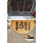 Diza Fumatte Beige/Schwarz - 40 x 75 cm