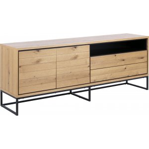 Dalarna Sideboard 197 cm - Eiche/schwarz