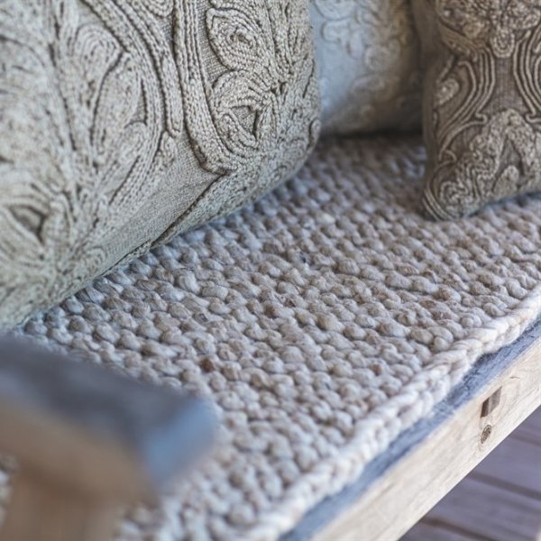 Truls Sitzkissen 35 x 120 cm - Hellgrau Melange Truls Sitzkissen 35 x 120 cm - Hellgrau Melange