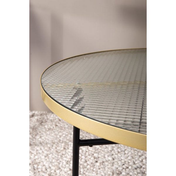 Judy Couchtisch - Schwarz / Messing Judy Couchtisch - Schwarz / Messing