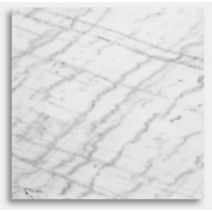 Weiße Marmorplatte - 55x55x55 cm
