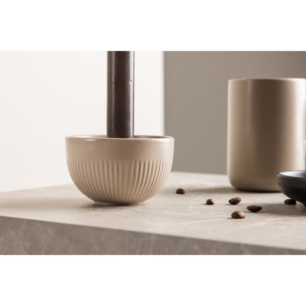 Posh Kerzenständer 9 x 6 cm - Beige Posh Kerzenständer 9 x 6 cm - Beige