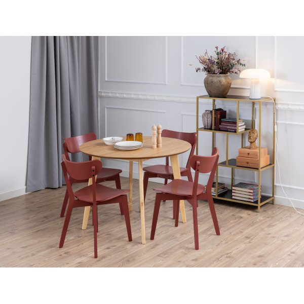 Roxby runder Esstisch aus Eiche Ø105 cm Roxby runder Esstisch aus Eiche Ø105 cm