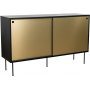 Volume Sideboard 132 cm - Schwarz/Messing