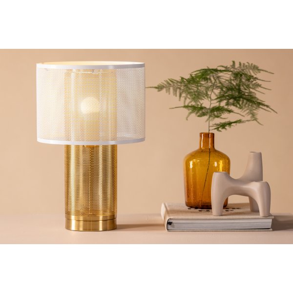 Gap Tischlampe - Wei�/Gold