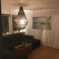 Kundenbild 61106 Stina Chandelier - (schwarze Holzkugeln)