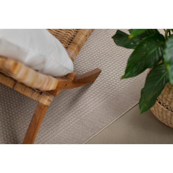 Flachgewebter Miami-Teppich Natur Flachgewebter Miami-Teppich Natur