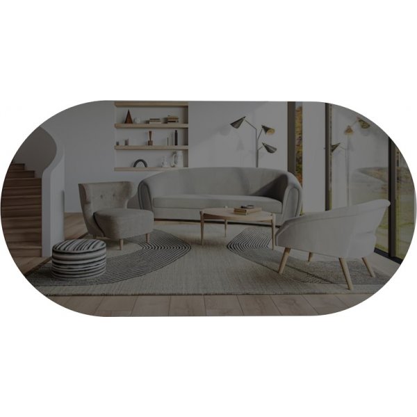 Riors Spiegel - Dunkelgrau/Gold