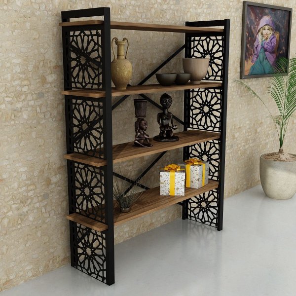 Bücherregal Sultan - Nussbaum Bücherregal Sultan - Nussbaum