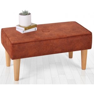 Quadratischer Hocker - Orange