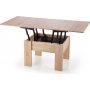 Serafin ausziehbarer Couchtisch 80-160 cm - Sonoma Eiche