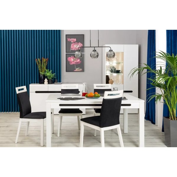 Azteca Esstisch 150-200 x 90 cm - Weiß Azteca Esstisch 150-200 x 90 cm - Weiß