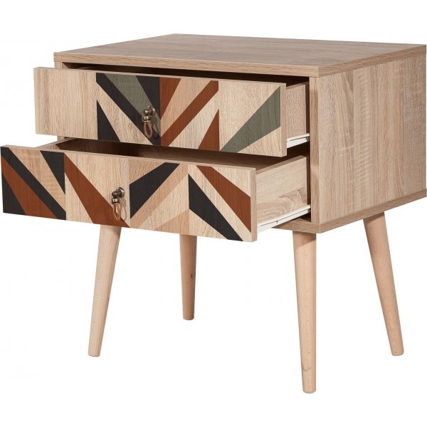 City Triangle Nachttisch - Beige City Triangle Nachttisch - Beige