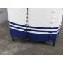 Barschrank Boot 102 x 54 cm - Wei/Blau/Schwarz