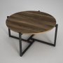 North Couchtisch Walnuss 68 x 73 cm