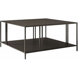 Urano Couchtisch 80 x 80 cm - Schwarz