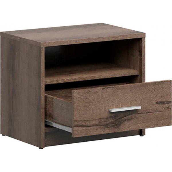 Nepo Plus Nachttisch - Dunkle Eiche