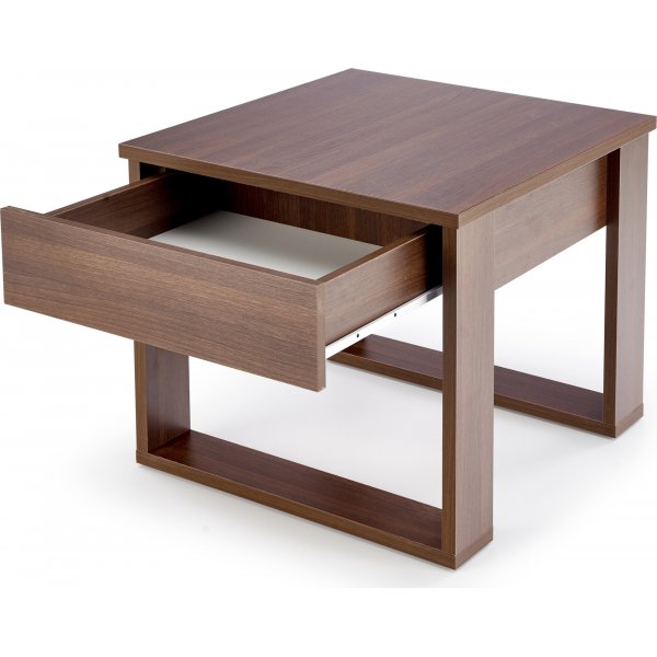 Nea Couchtisch 60 x 60 cm - Dunkler Walnuss