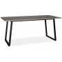 Edge Esstisch 140x90 - Graues Hochdrucklaminat (HPL)